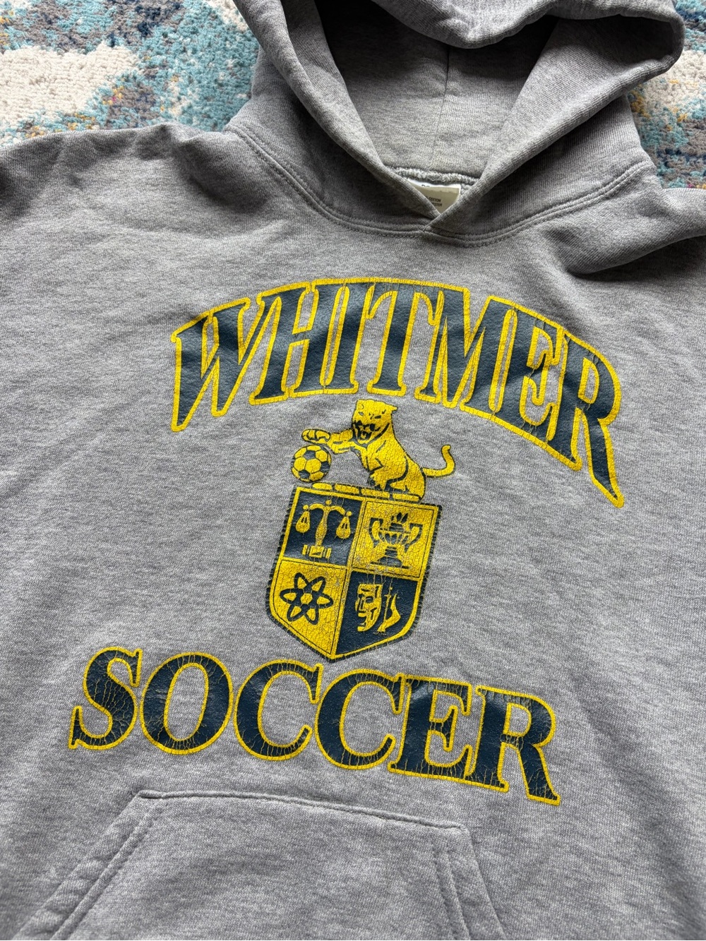 Vintage Whitmer Soccer Hoodie